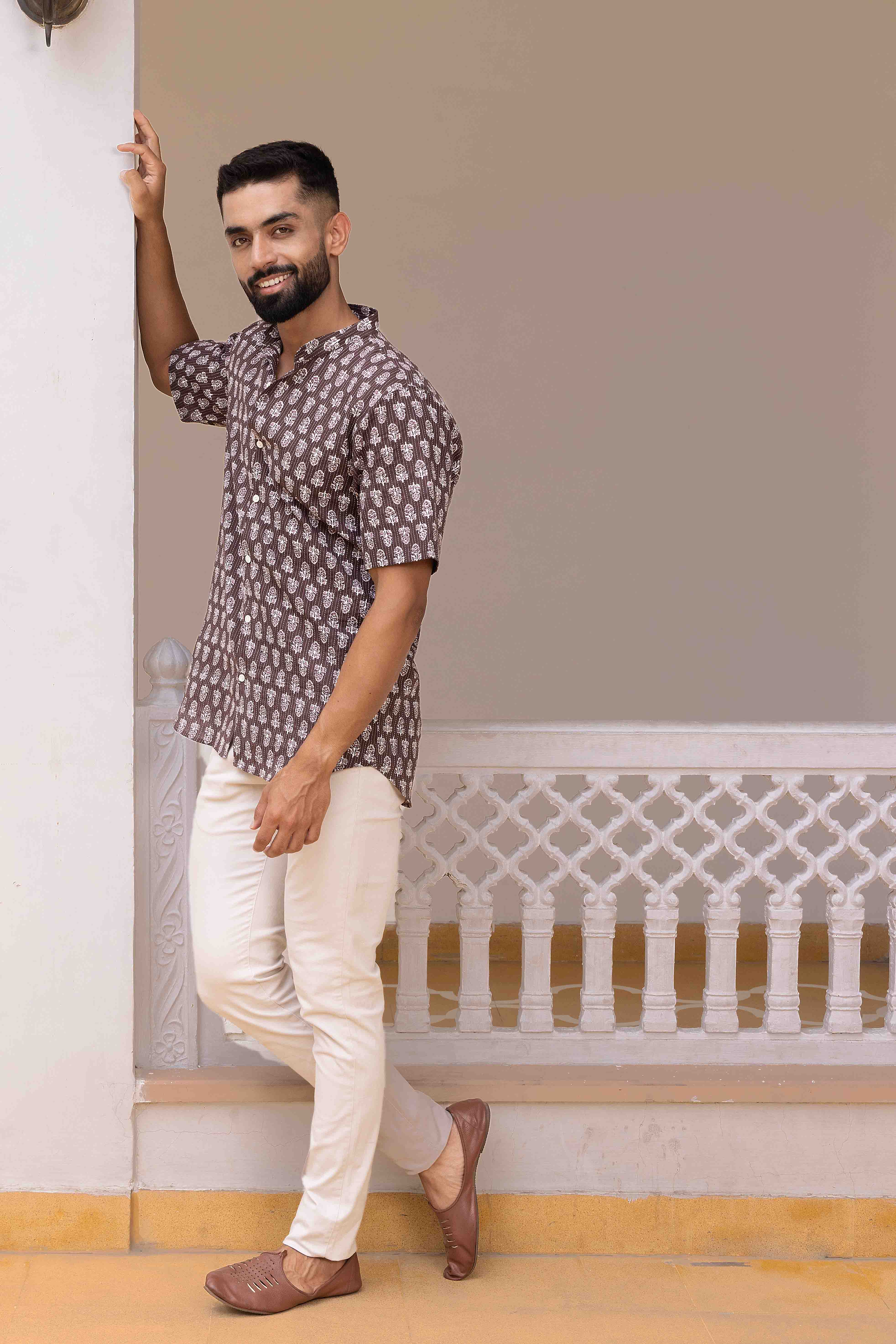 Block Printed Cotton Shirt kurta